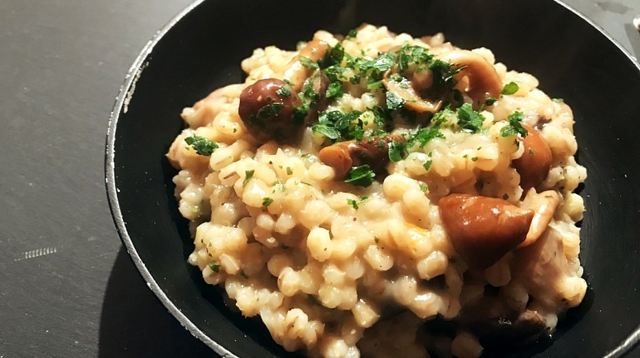gersten pilz risotto