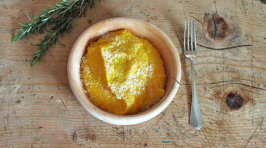 Polenta mit Trentiner Käse