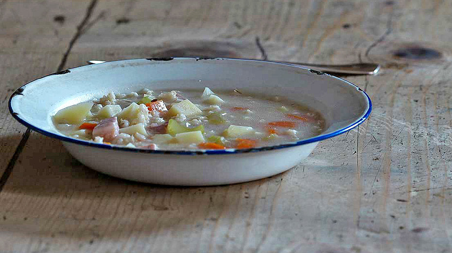 Gerstsuppe nach Trentinerr-Art
