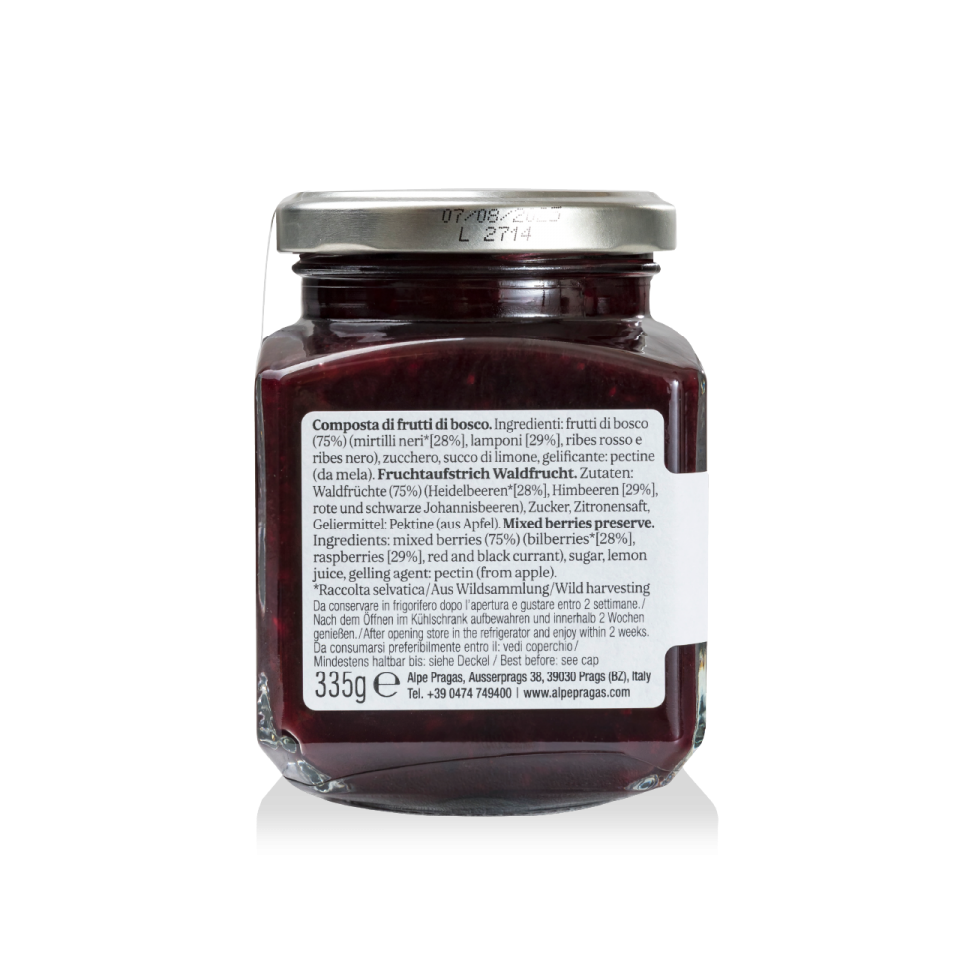 Boscus - Fruchtaufstrich Waldfrucht 335g