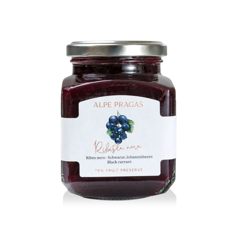 Ribisla nera - Fruchtaufstrich Schwarze Johannisbeere 335g