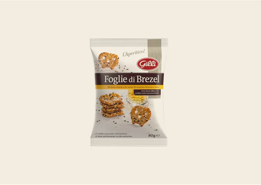 Foglie di Brezel Sesam 80g