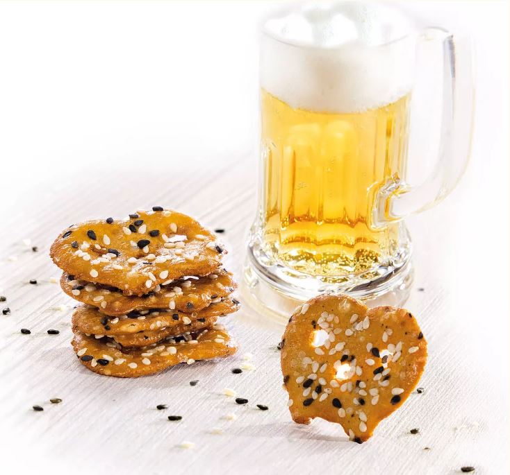 Foglie di Brezel Sesam 80g