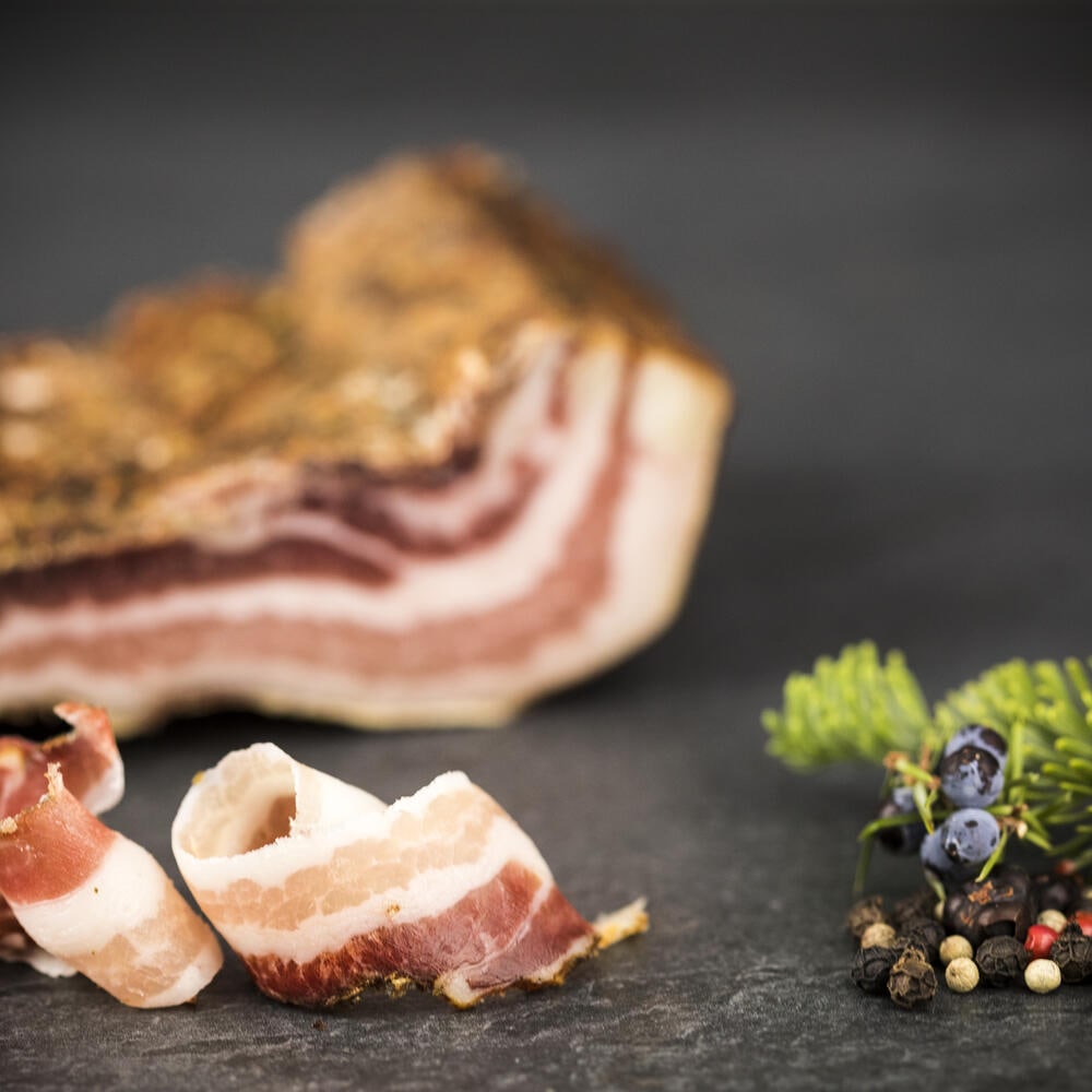 Bauchspeck - Pancetta Herzstück ca. 300 g