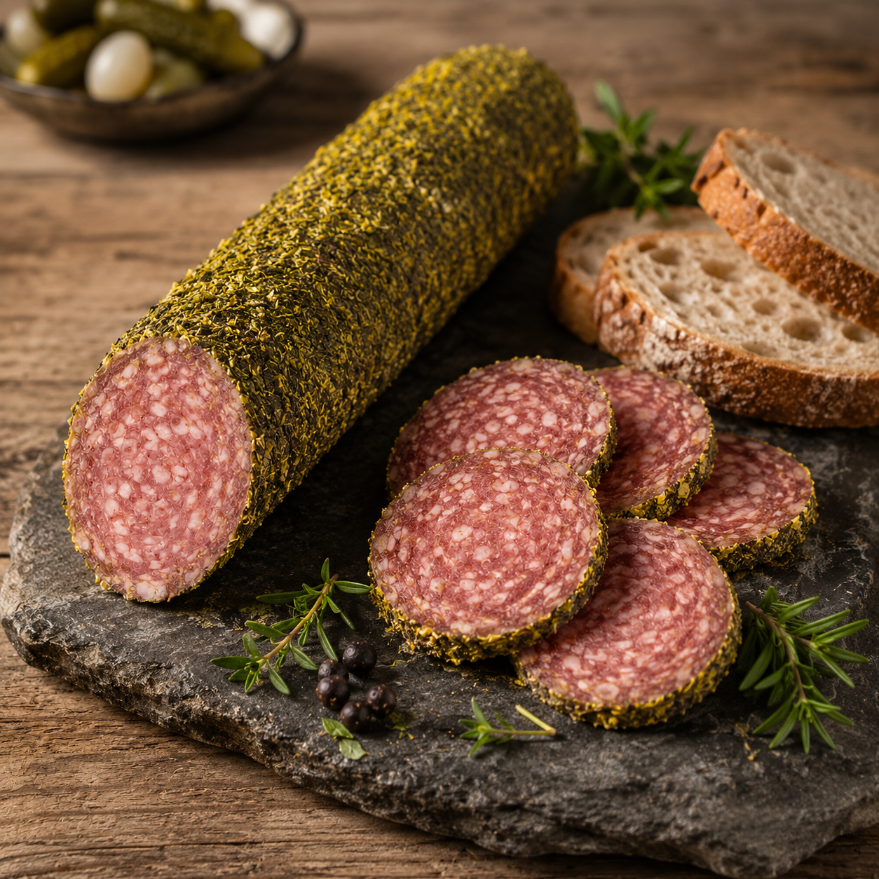 AlpenFein Brotkleesalami mit Brotklee aus dem Vinschgau ca. 230g