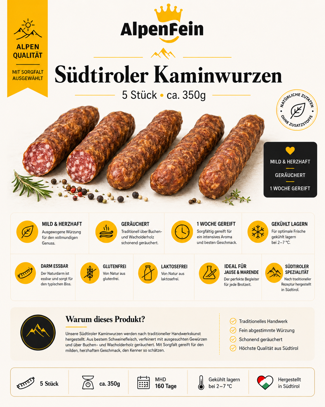 Kaminwurzen