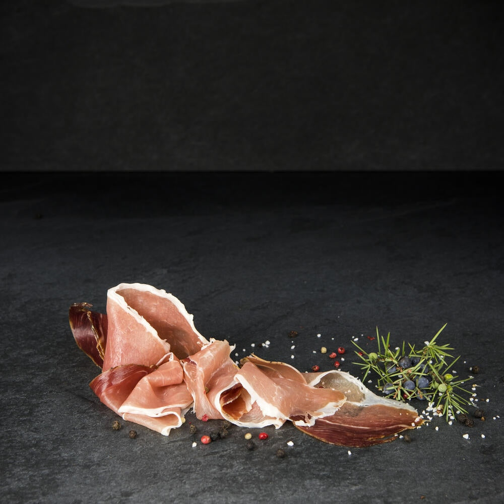 Südtiroler Speck g.g.A. fein geschnitten 100g