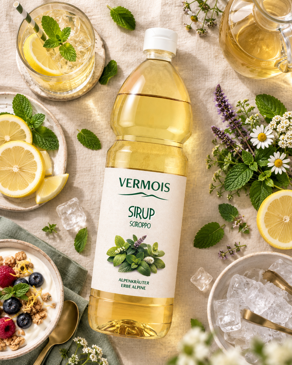 Vermois Alpenkräuter-Sirup 1 L