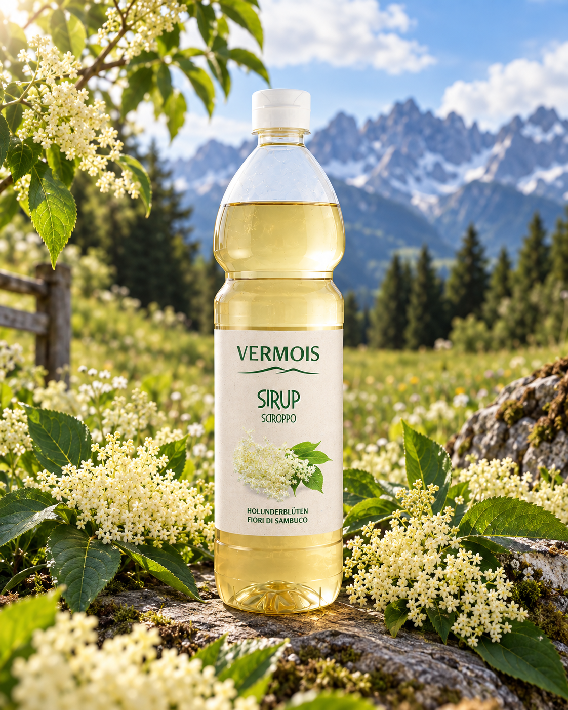 Vermois Holunderblütensirup 1 L