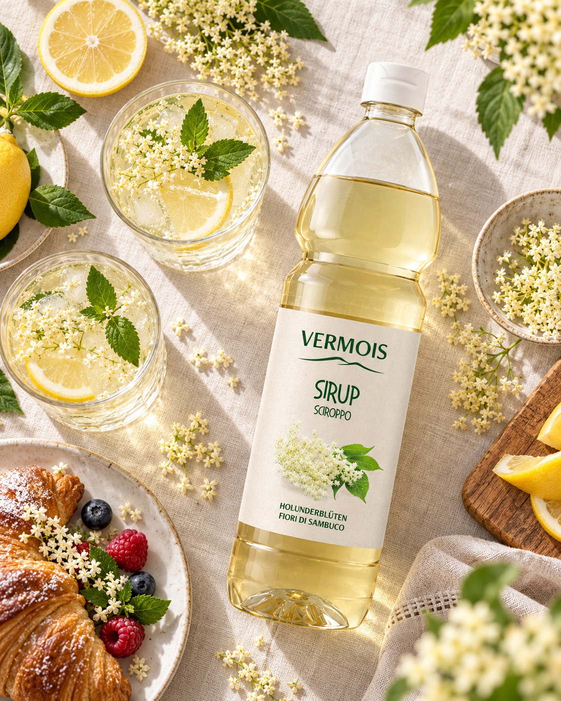Vermois Holunderblütensirup 1 L
