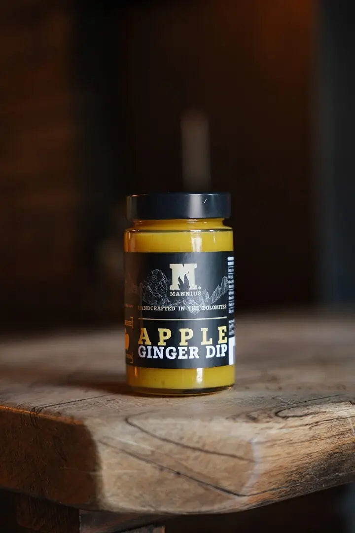 Mannius Apple Ginger Dip 250 g – fruchtiger Apfel-Ingwer-Dip aus Südtirol
