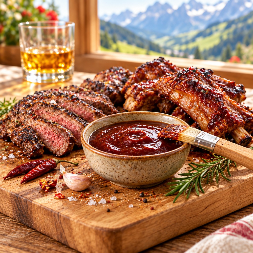 Mannius Whisky BBQ Sauce 250 g – rauchige Grillsauce aus Südtirol