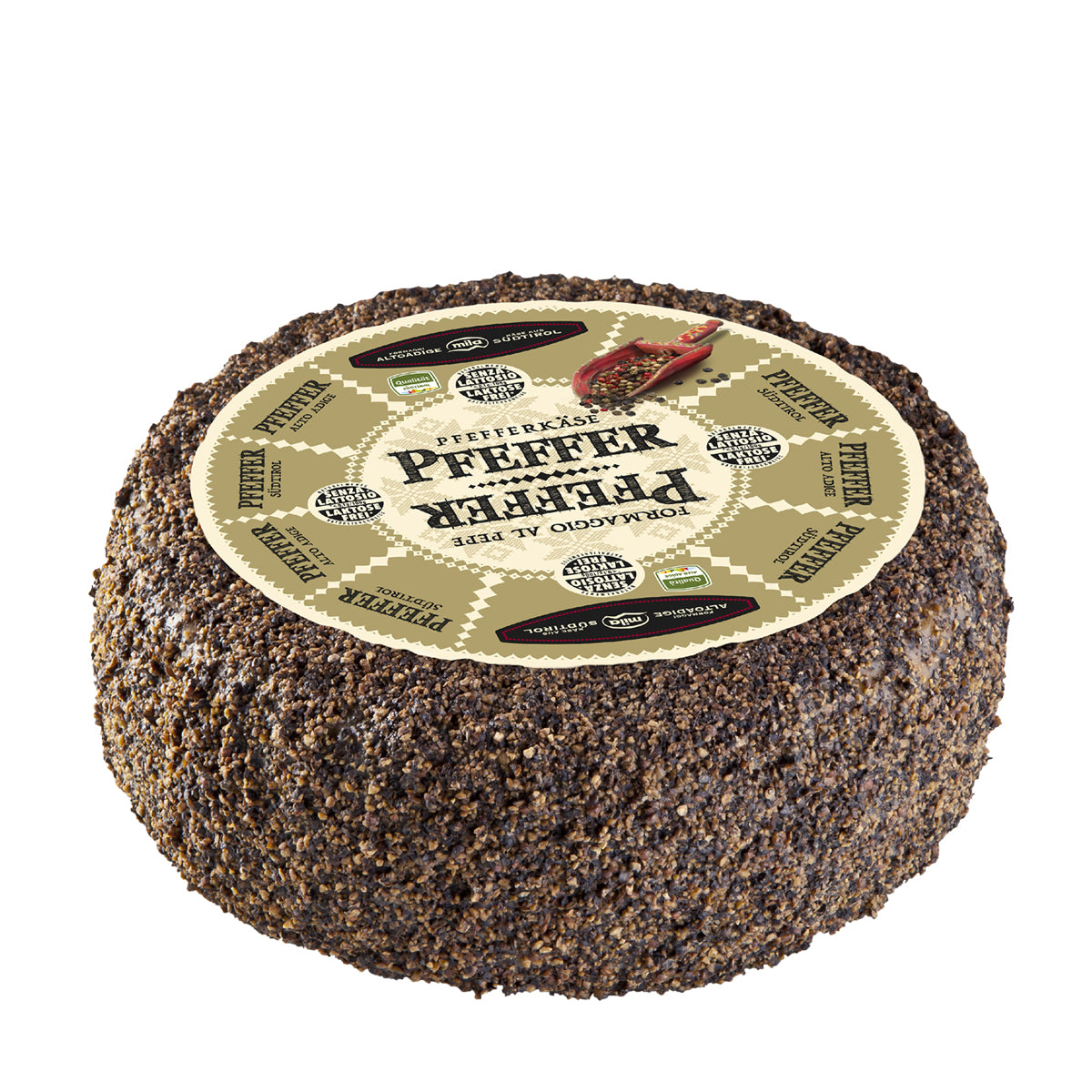 Spezialität Schnittkäse Pfefferkäse