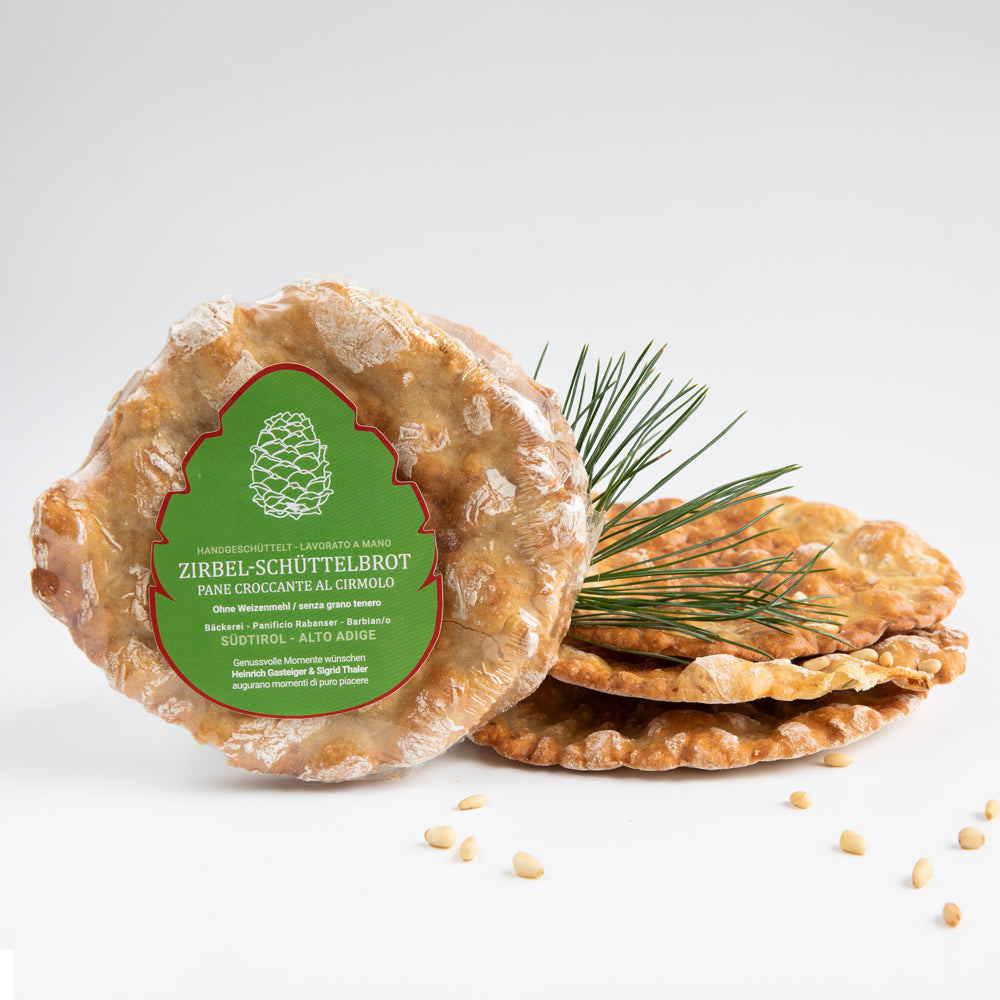 Schüttelbrot mit Zirmnüsse