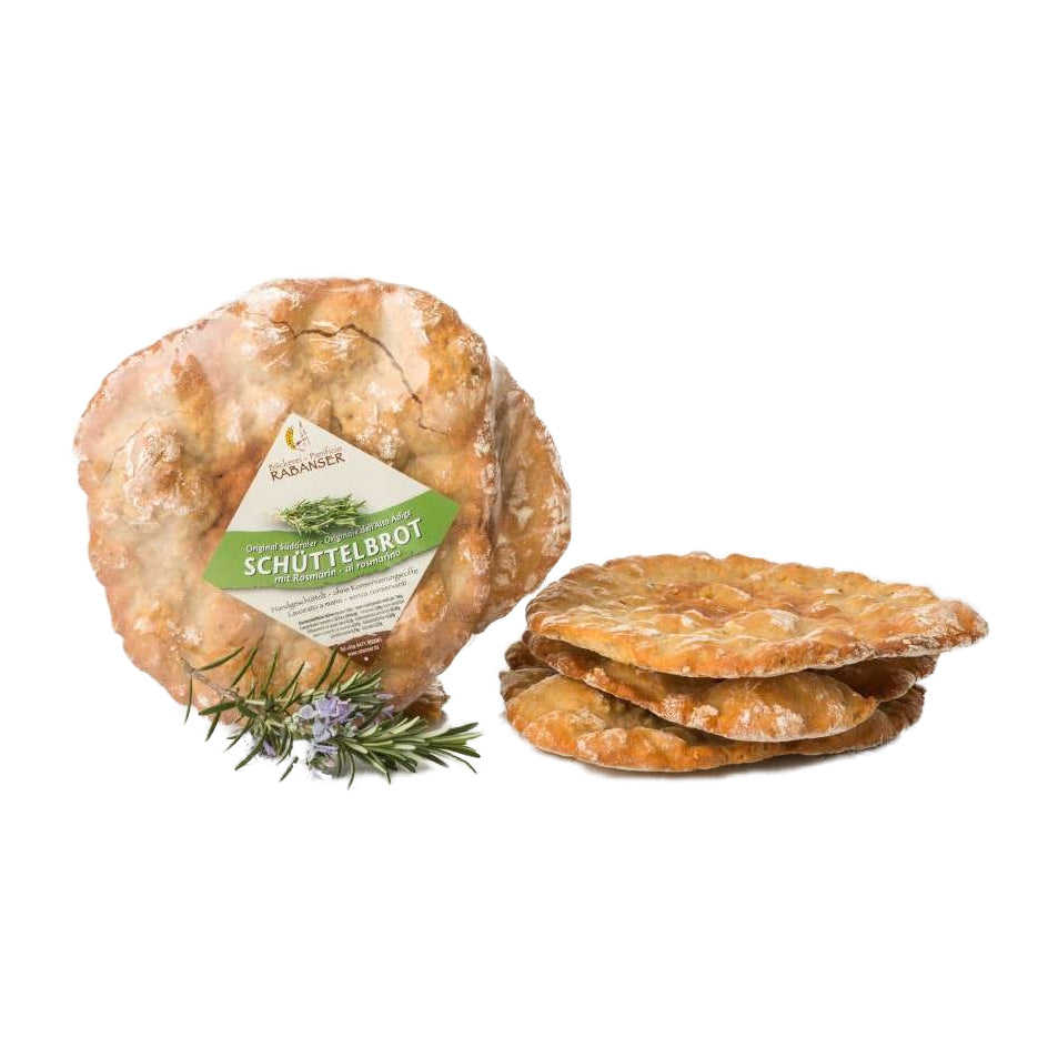 Südtiroler Schüttelbrot mit Rosmarin – 3 Stück | Knuspriges Roggenbrot mit Kräuteraroma