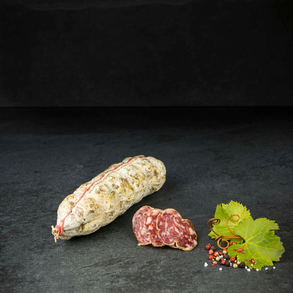 Italienische Weinsalami mit Barolo – ca. 300 g | Feinkost-Salami aus dem Piemont