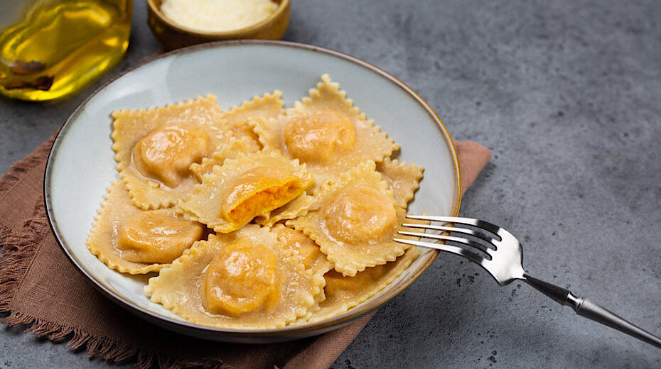 tortelli mit kürbis
