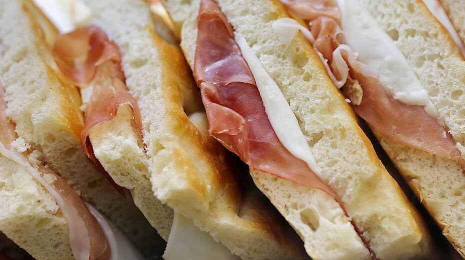 focaccia mit speck