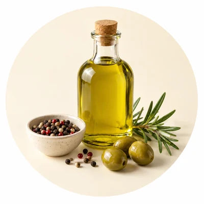 Olivenöl und Gewürze