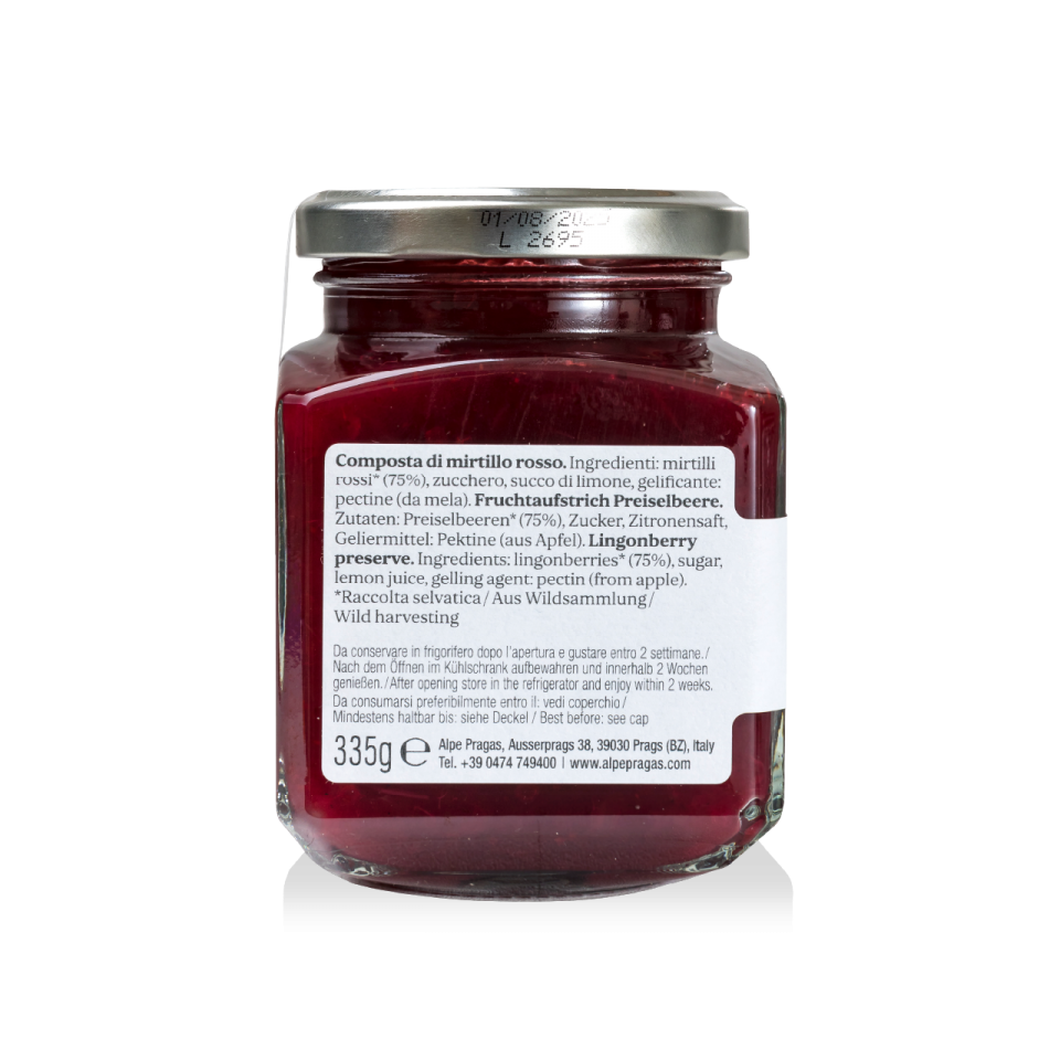 Vitis - Fruchtaufstrich Preiselbeere 335g