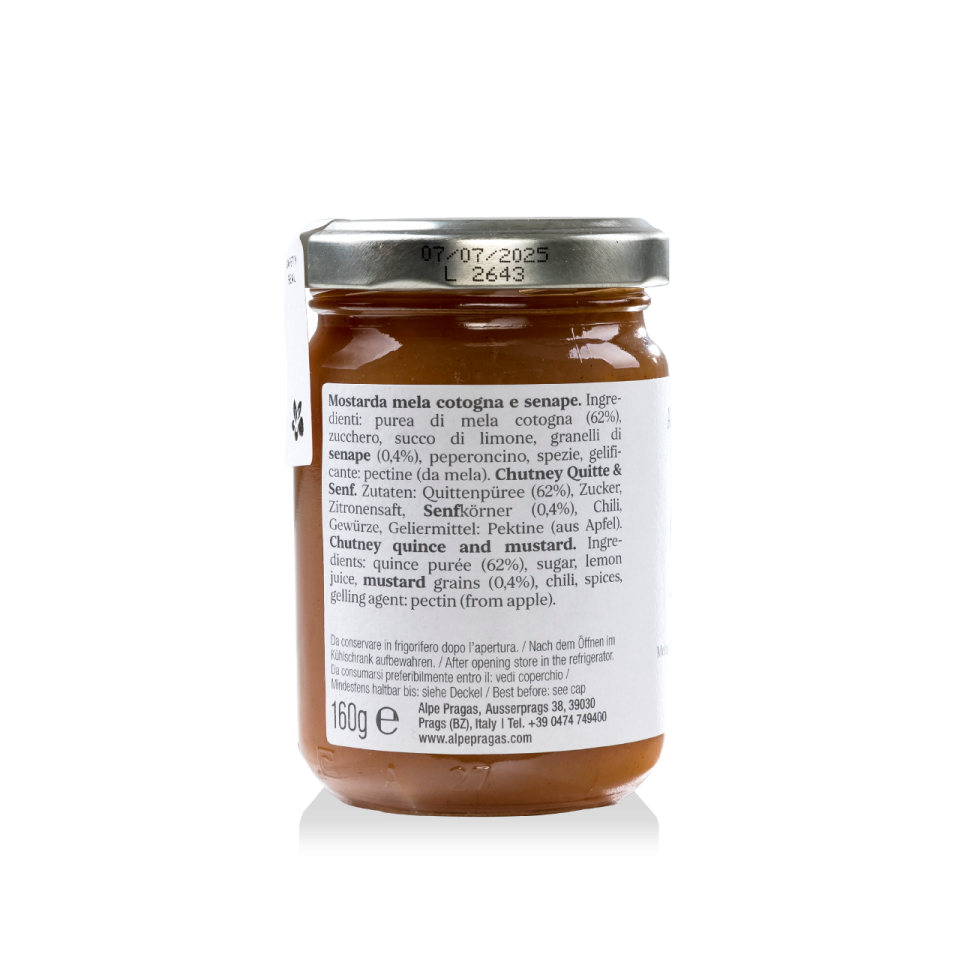 Mostarda Mela Cotogna &amp; Senape 160g
