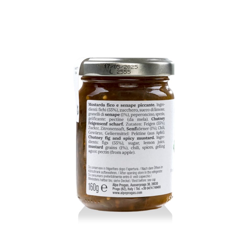 Mostarda Fichi e Senape piccante 160g