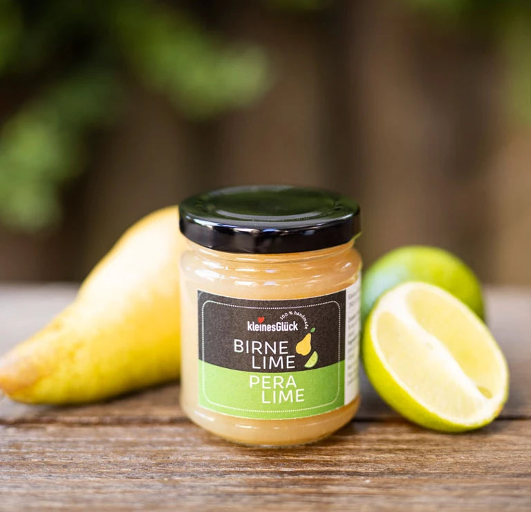 Birne & Limette – Marmelade / Fruchtaufstrich von Kleines Glück (210g)