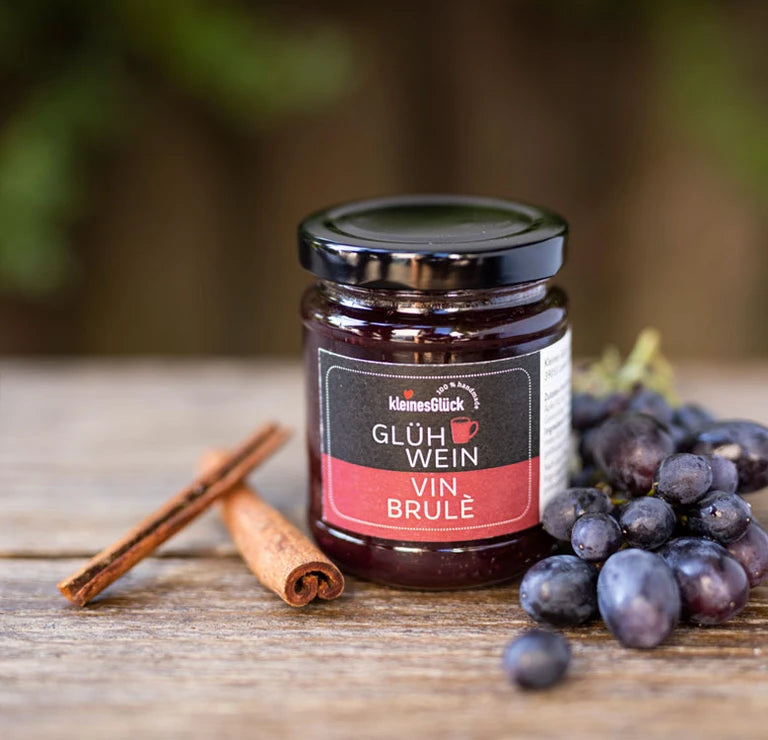 Glühwein – Marmelade / Fruchtaufstrich von Kleines Glück (210g)