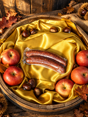 Salsiccia di cervo affumicata (2 pezzi, sottovuoto)