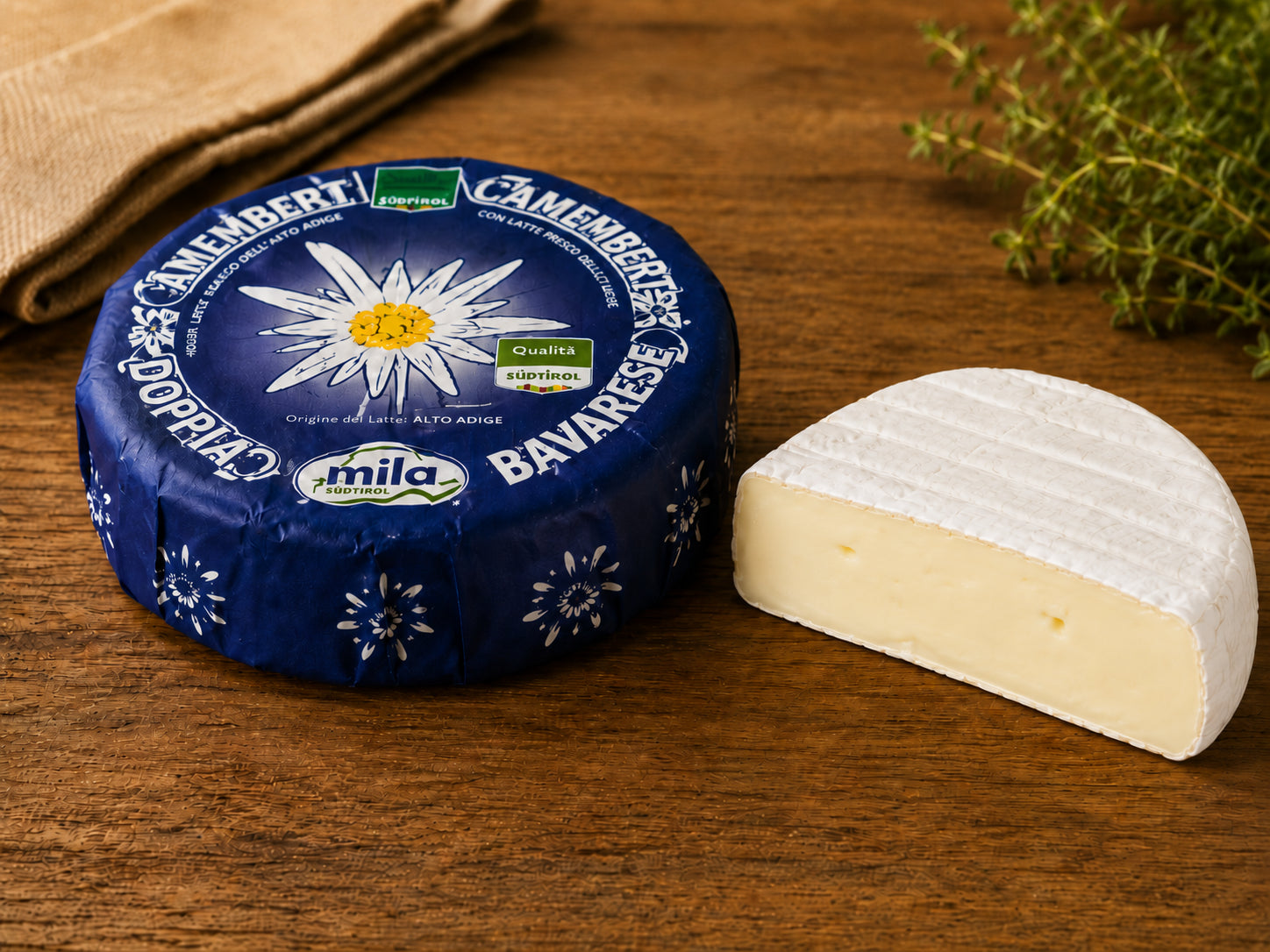 Camembert „Texelweiß“ Bio ca. 270g – Sennerei Algund
