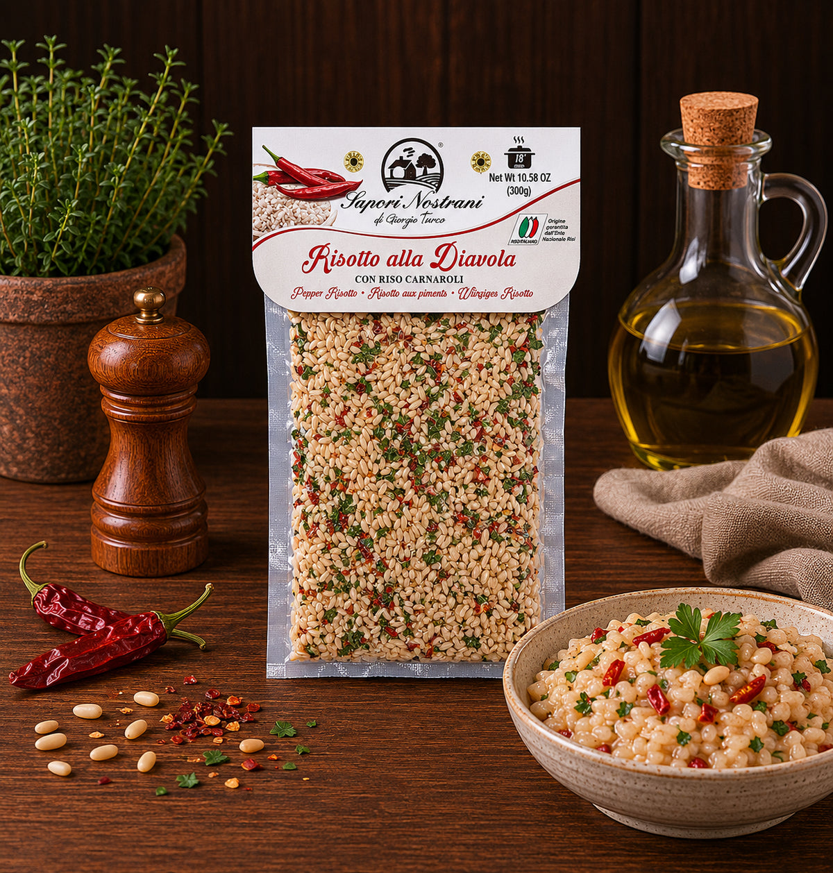 Risotto alla Diavola 300g vakuumverpackt