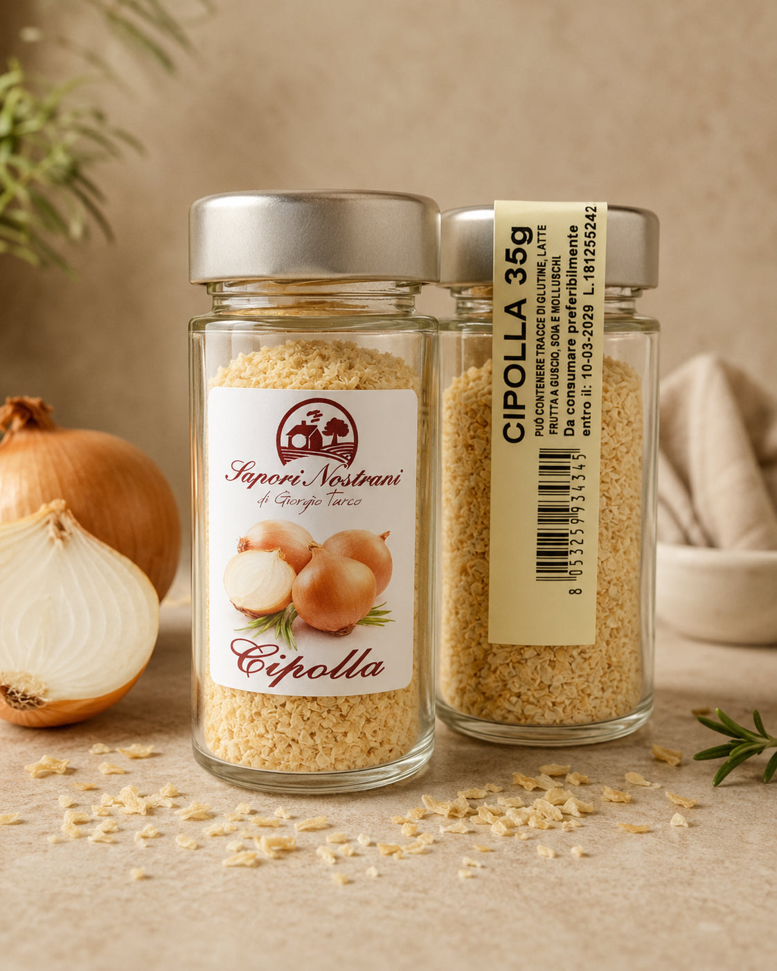 Getrocknete Zwiebel 35g - Cipolla von Sapori Nostrani