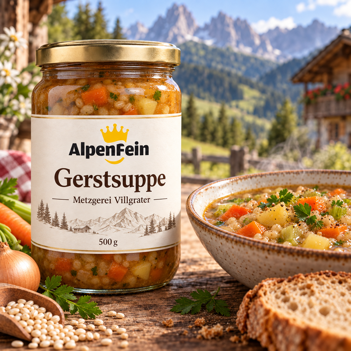 Gerstsuppe