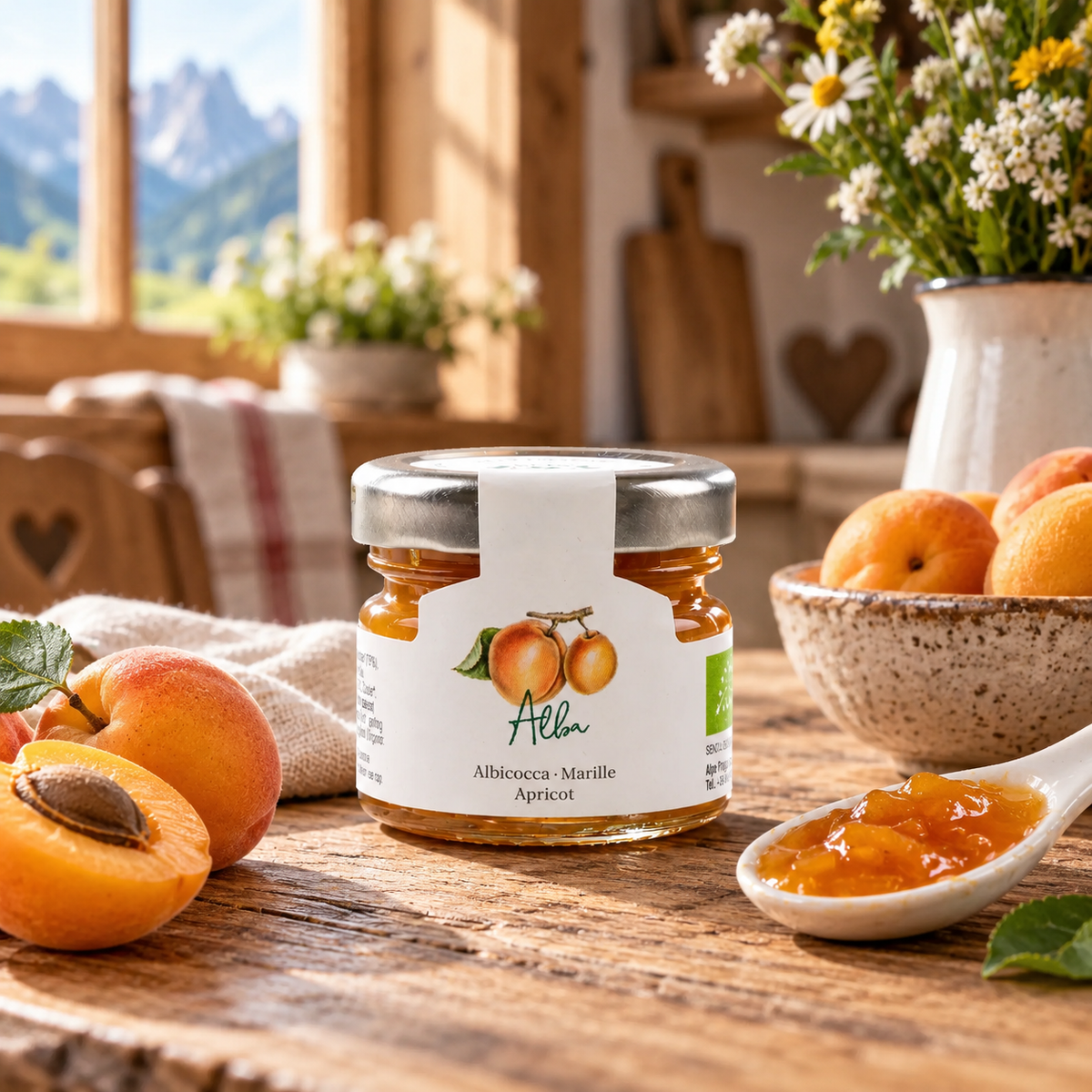 Alpe Pragas Bio Fruchtaufstrich Marille 30 g