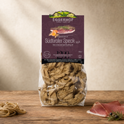 Eierteig Bandnudeln mit Südtiroler Speck g.g.A.