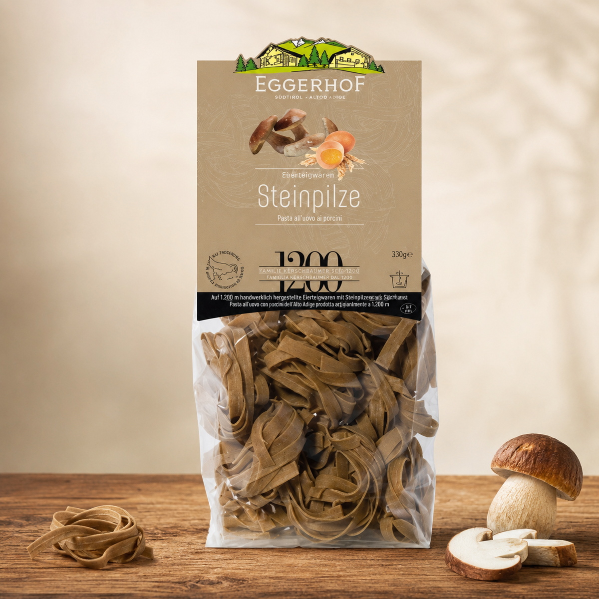Eierteig Steinpilz Tagliatelle