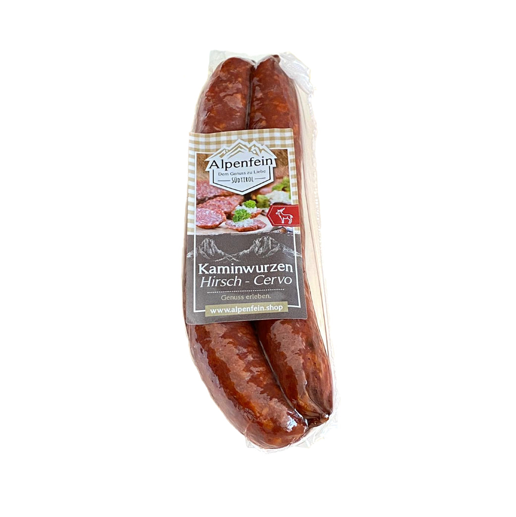 Südtiroler Kaminwurzen mit Hirschfleisch - 2 Stück