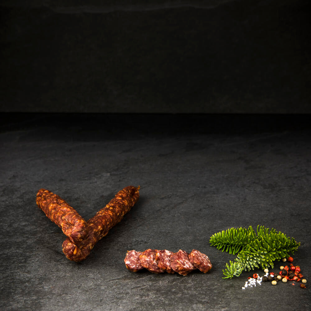 Südtiroler Kaminwurzen mit Hirschfleisch - 50 Stück