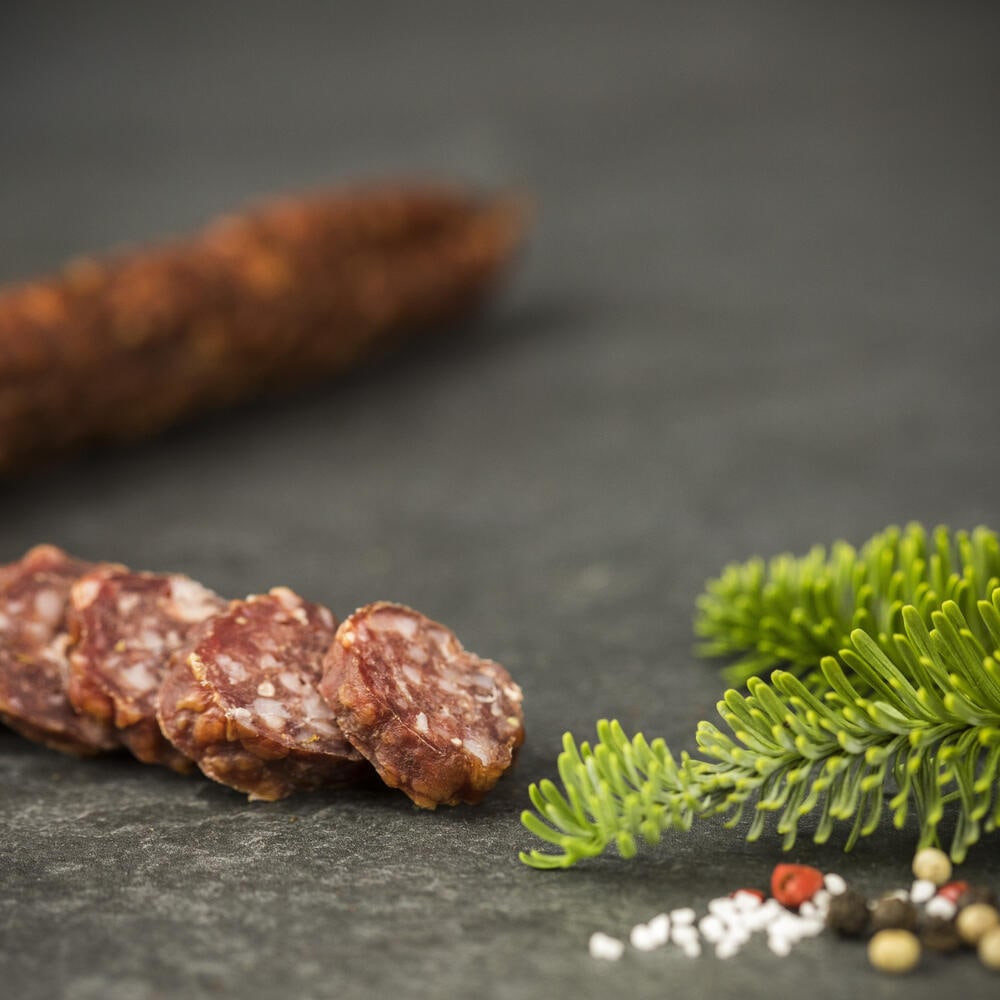 Südtiroler Kaminwurzen mit Hirschfleisch - 20 Stück
