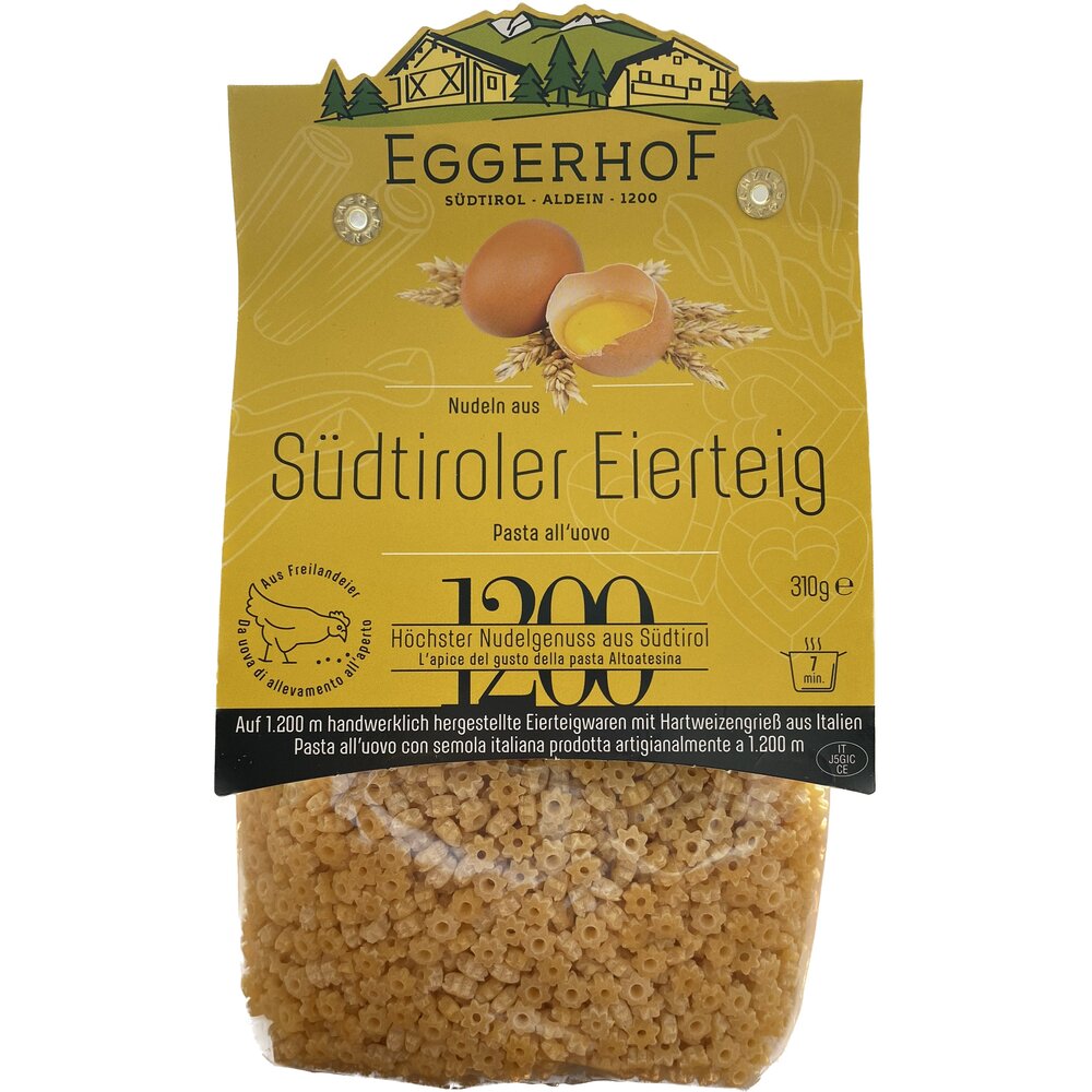 Eierteig Sternchen - Ideal als Suppeneinlage