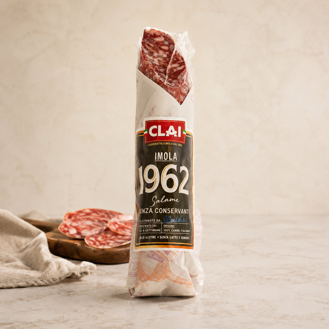 CLAI Imola 1962 Salame senza Conservanti ca. 220g