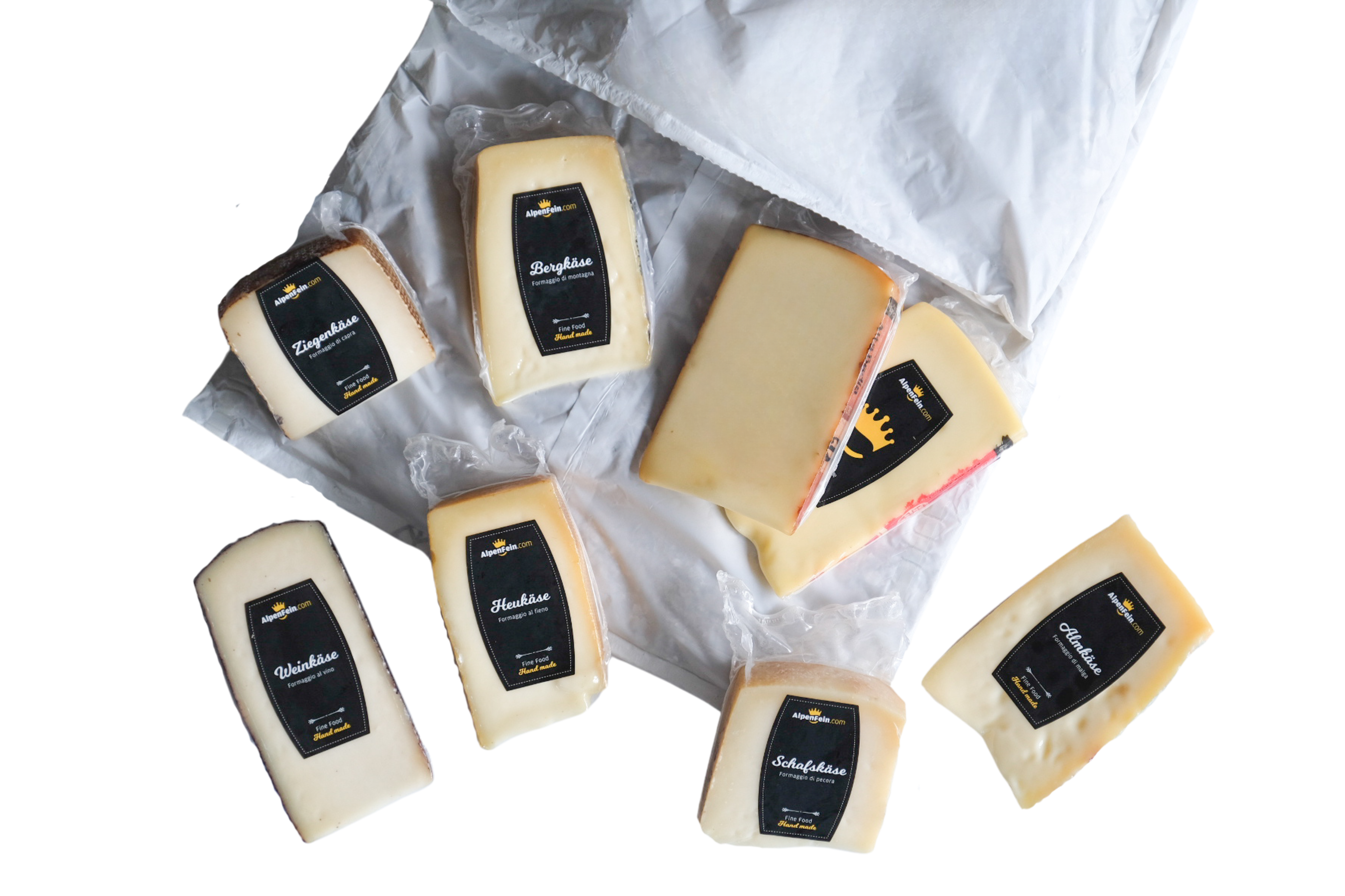 Degustations Set "Die Glorreichen 8 - Käse Selection aus Südtirol und Italien"