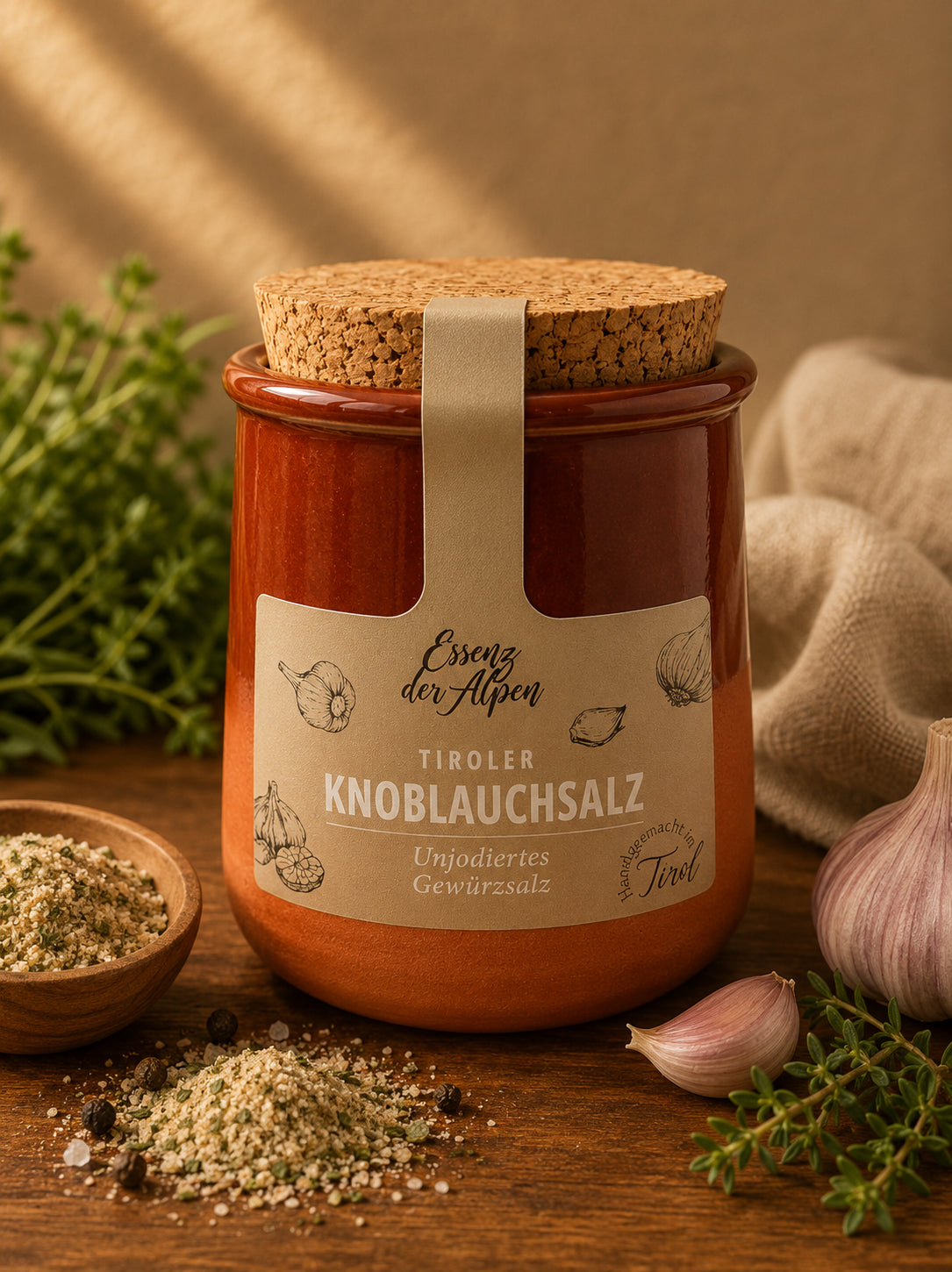Sale all’aglio tirolese 80g – Essenz der Alpen