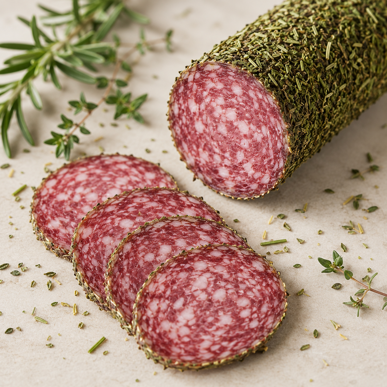 AlpenFein Kräutersalami im Kräutermantel ca. 230g
