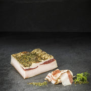 Lardo - Kräutersalzspeck im Ganzen