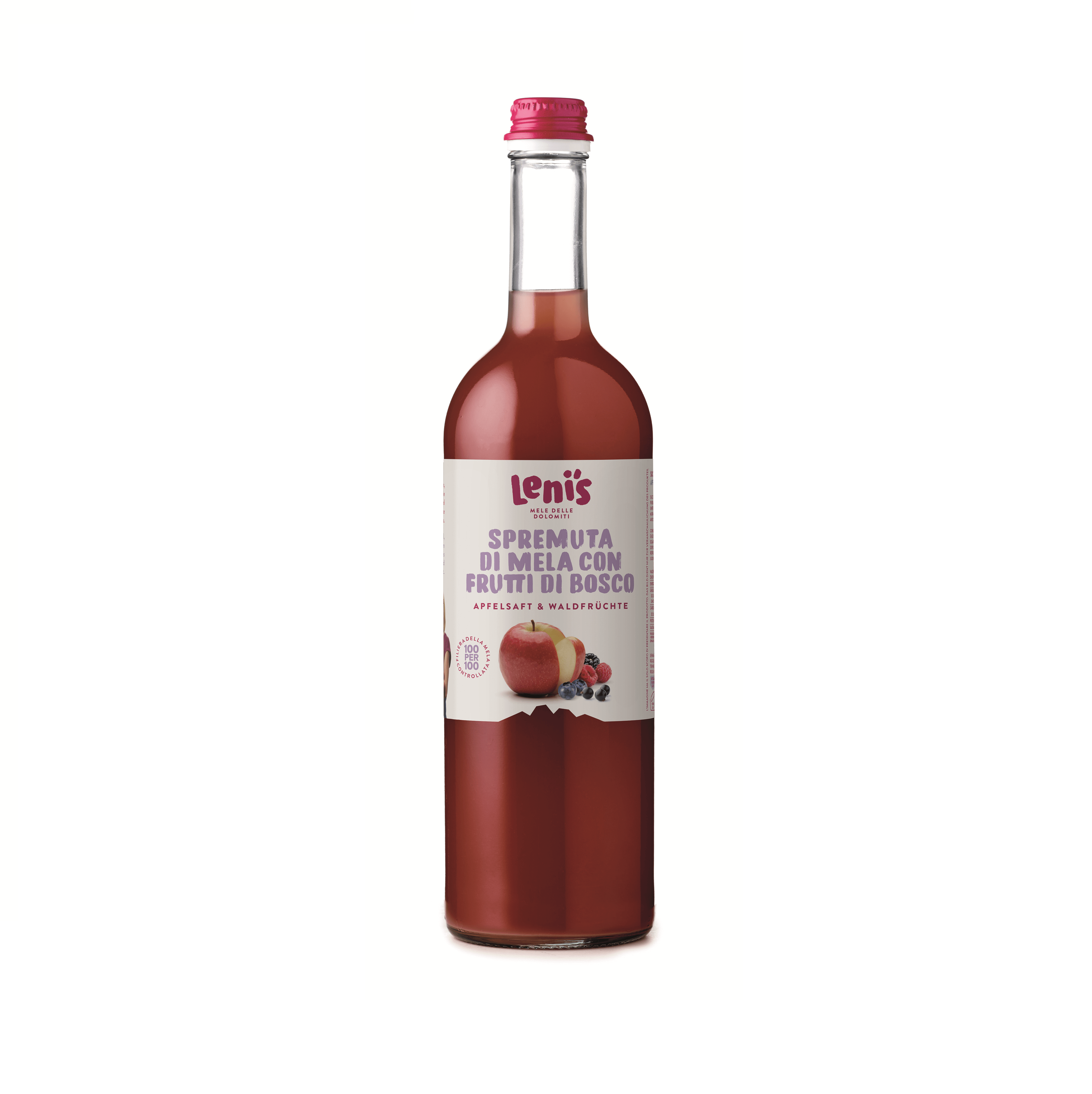 Apfelsaft mit Waldfrüchte Lenis 750ml