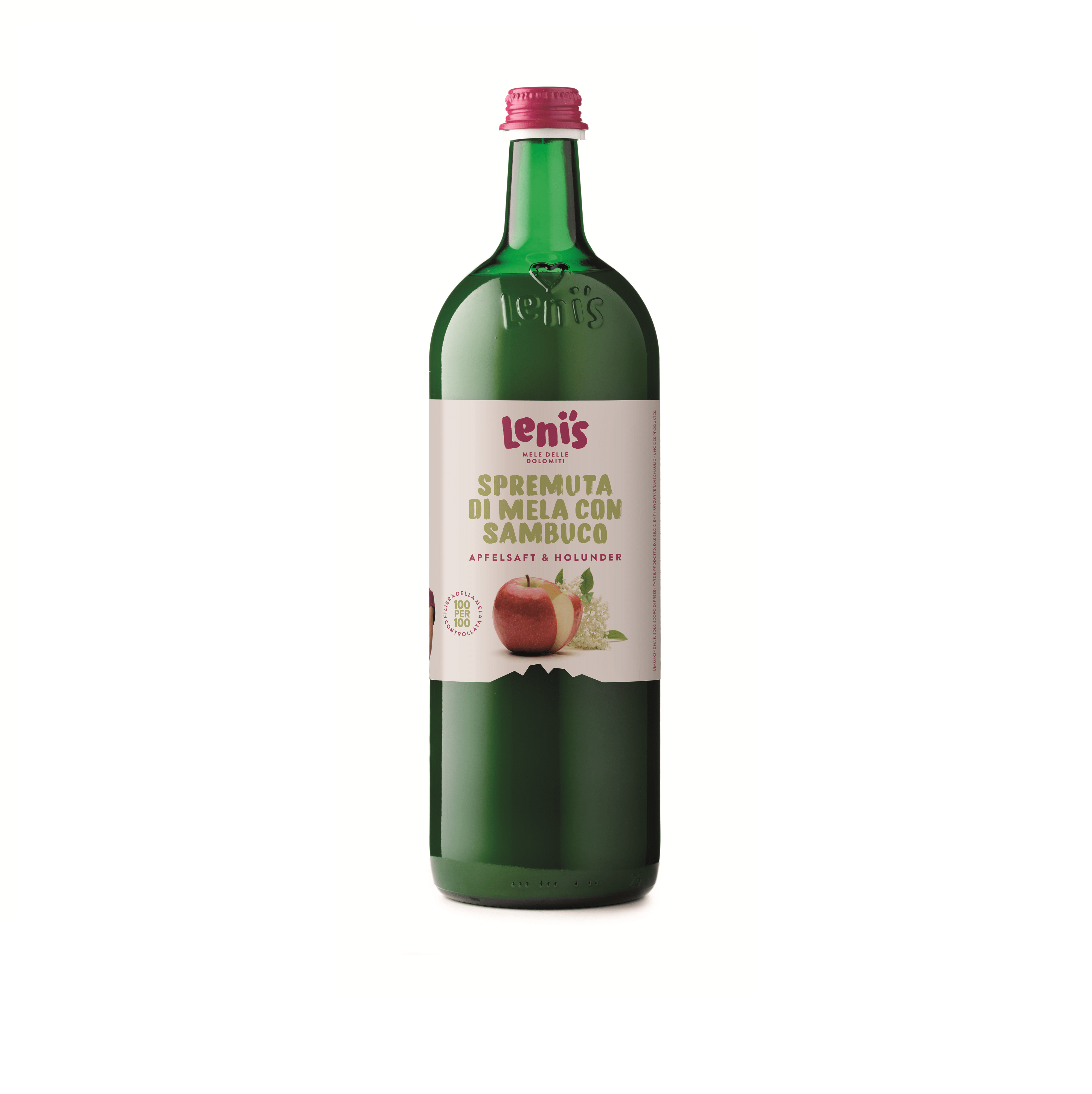 Apfelsaft mit Holunder Lenis 1 Liter