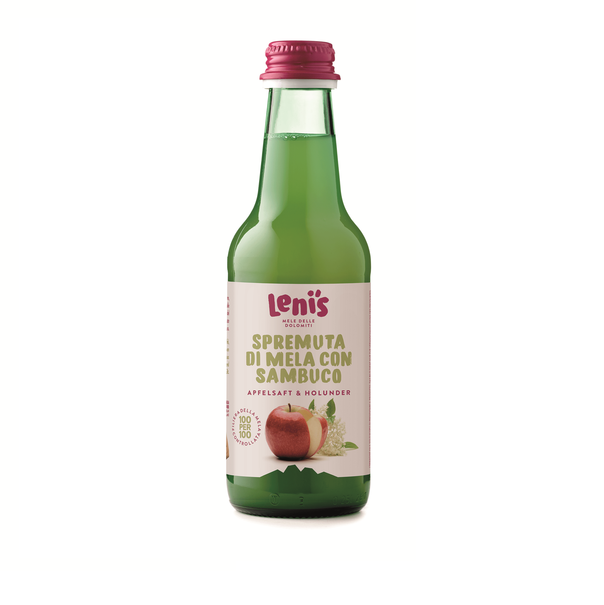 Apfelsaft mit Holunder Lenis 250ml