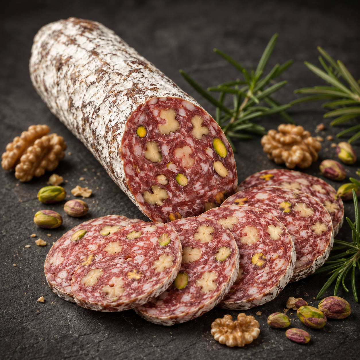 AlpenFein Walnuss-Pistazien-Salami ca. 230g