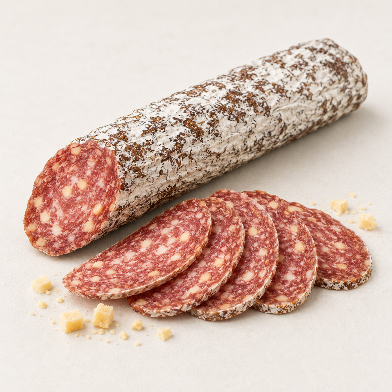 AlpenFein Salami mit Hartkäse - mit Grana Padano ca. 230g